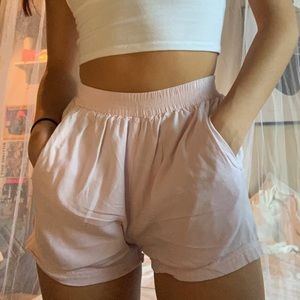 Pastel pink Urban Outfitters shorts!